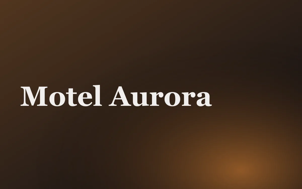 Motel Aurora, motel, parceiro do Veludo